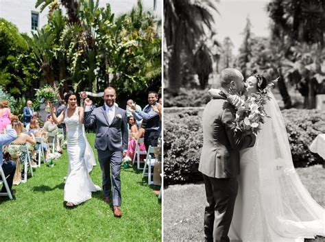 Jenn Chris Sunken Gardens Wedding Santa Barbara