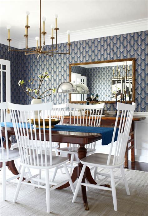 My Top 3 Design Tips Ever Dining Room Wallpaper Dining Room Blue