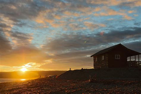 Log Cabin Sunset Photograph By Edie Ann Mendenhall