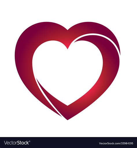 Heart Logo Royalty Free Vector Image Vectorstock