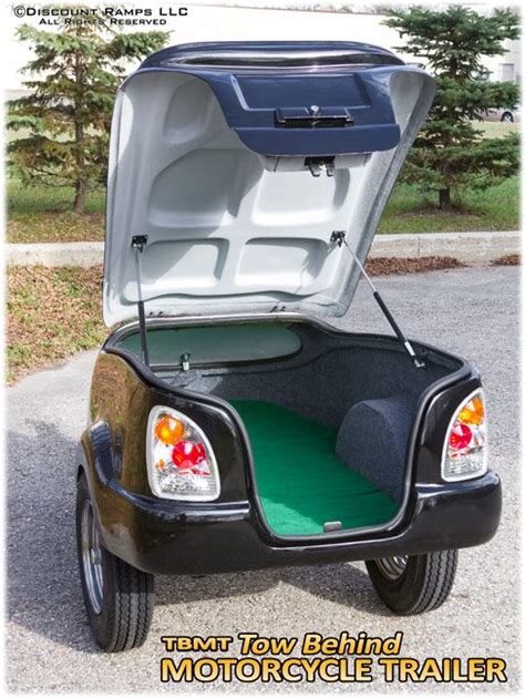 All of our fiberglass trailers provide stylish designs and can be easily painted to match your motorcycle. Pull Behind Enclosed Trailers | To learn more about the ...