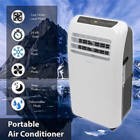 Serenelife Slpac125 Portable Air Conditioner Compact Home Ac Cooling