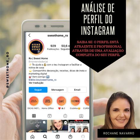 An Lise De Perfil Do Instagram Avalia O Completa Do Seu Perfil Rochane Navarro Hotmart