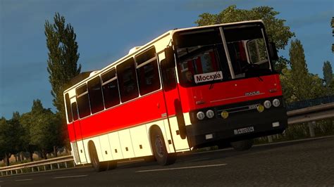 Euro Truck Simulator Ikarus Apollo Bus Mod Test Hd Hun Youtube