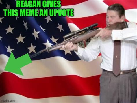 Reagan Upvote Blank Template Imgflip