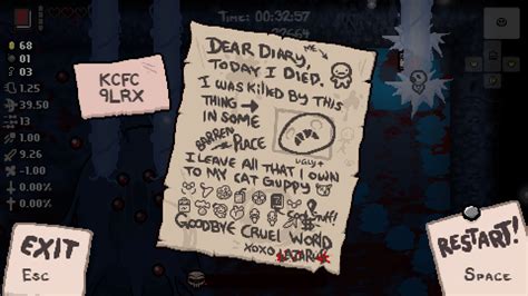 The Binding Of Isaac Oh God Oh Fuck Im The Lost Oh God Oh Fuck Its