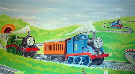 Your child's room will look like the island of sodor with the thomas the tank engine™ bedroom combo by step2. 49+ Thomas The Tank Engine Wallpaper on WallpaperSafari