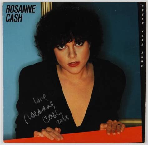 Rosanne Cash Seven Year Ache Signed Autograph Jsa Album Vinyl Record Ebay