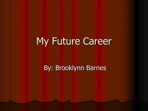 Ppt My Future Career Powerpoint Presentation Free Download Id4902146