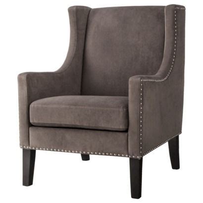 Modern & contemporary chairs available as fast delivery in the uk. Jackson Upholstered Wingback Chair - Gray velvet with ...
