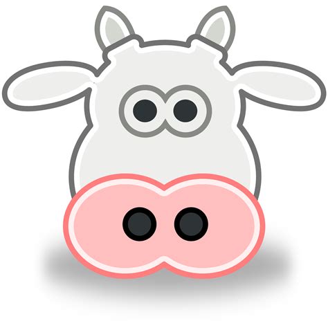 Cartoon Cow Head Clipart Best