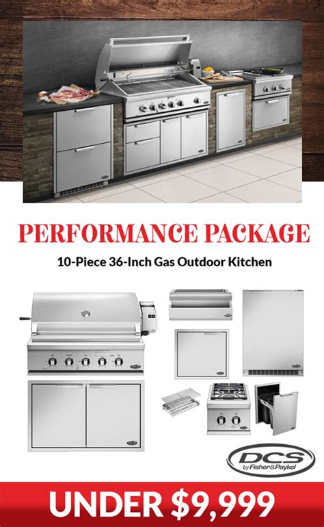 Dcs 10 Piece Series 7 36 Inch Natural Gas Outdoor Kitchen Package