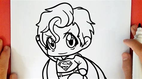 How To Draw Chibi Superman Youtube