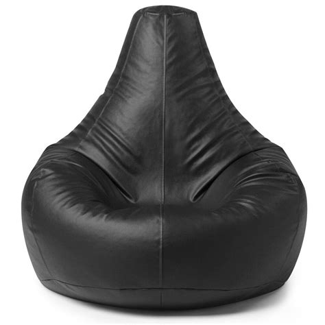 Xl Faux Leather Bean Bag Recliner Large Gaming Chair Giant Adult
