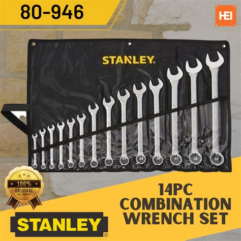 Stanley Combination Wrench Basic Set 8 24mm 14pcsset 80 946 Or 87