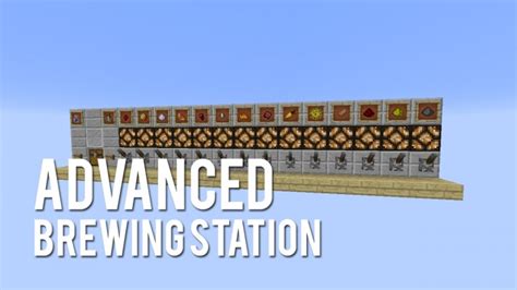 Redstone Advanced Brewing Station Tutorial Minecraft Project