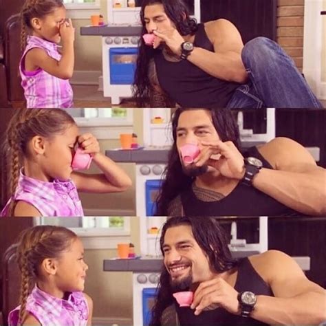 Nothing Better Than A Father Spending Time With His Daughter Wwe Roman Reigns Wwe Superstar