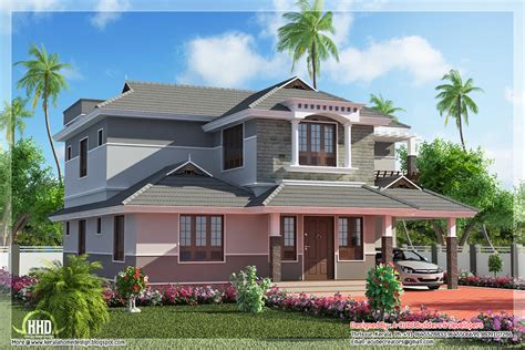 Beautiful 4 Bedroom Kerala Villa Kerala Home Design And Floor Plans