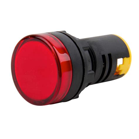 Mcg 230v 225mm Led Indicator Lamp Red Pl22 240r Cef