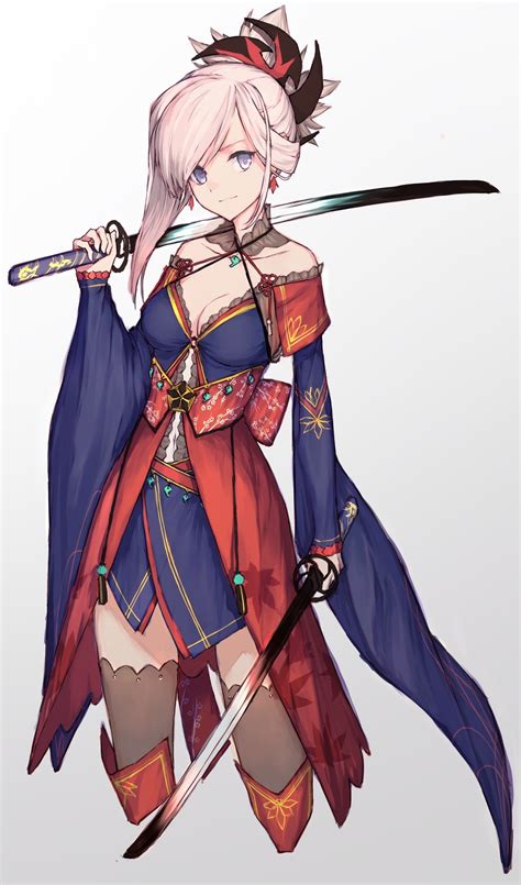 Miyamoto Musashi【fate Grand Order】 Fate Stay Night Anime Miyamoto Musashi Anime Warrior