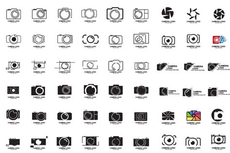 Set Of Camera Logo Vector 550988 Logos Design Bundles