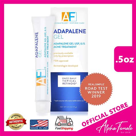Acne Free Adapalene Gel 01 Topical Retinoid Acne Treatment 15 Gram