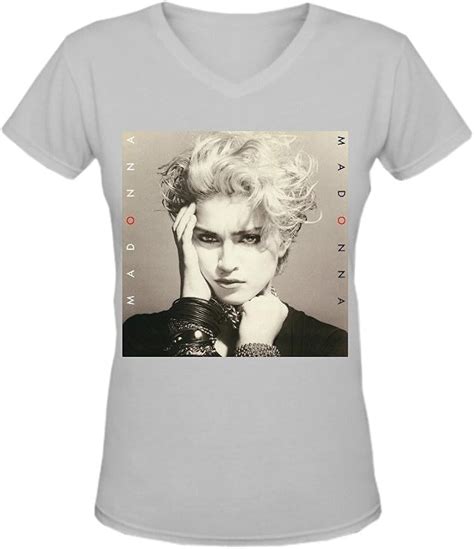 Madonna Madonna Comfortsoft Women S V Neck Tee Shirt Xxxx L Amazon Co Uk Clothing
