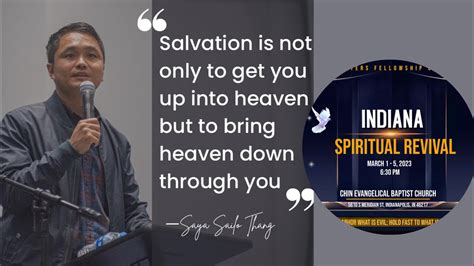 Saya Sailo Thang Indiana Spiritual Revival 2023 Youtube