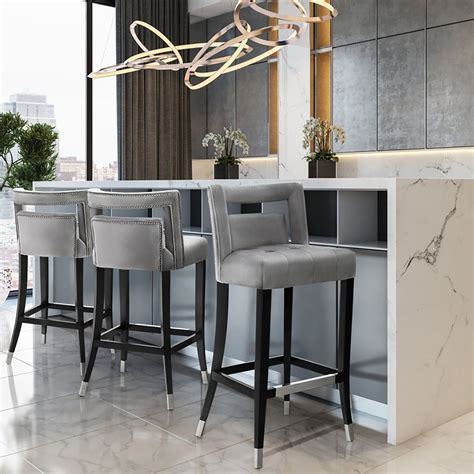 The Best Designer Counter Stools With Backs Kitchen Faucet 2023 Leah
