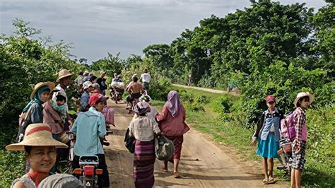 in myanmar nearly 2 million people have been displaced by civil war un says — radio free asia