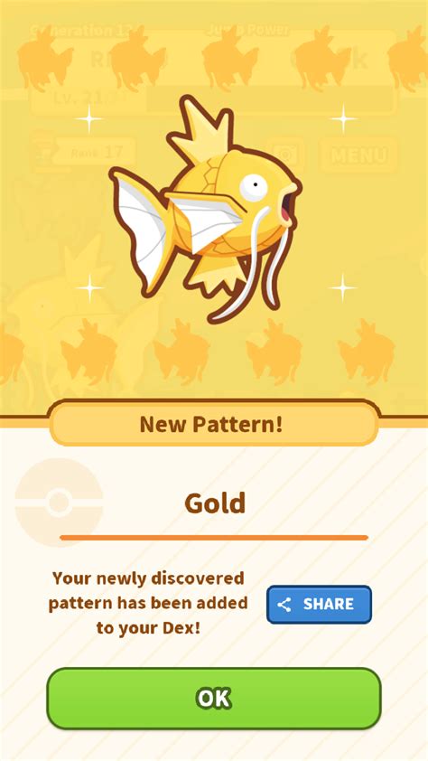 Making your magikarp master of the jump requires a bit of training first, however. On Magikarp Jump I fished up no. 99 A golden magikarp. | Pokemon names