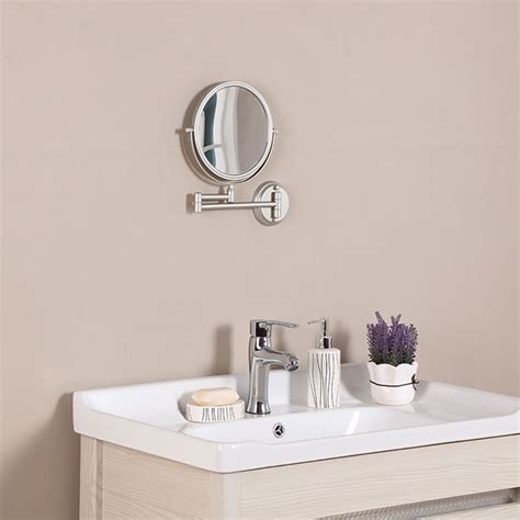 Chrome finish 12 inch guest towel stand for counter or vanity very heavy weight. Standing Towel Ring - Nova Arch Products