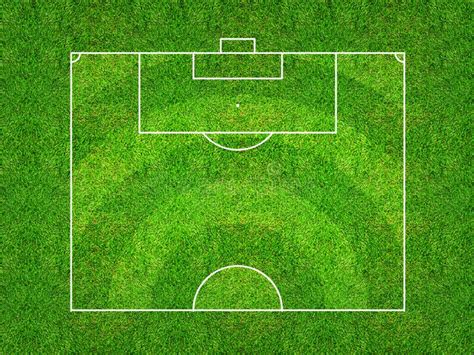 Half Of Football Field Or Soccer Field Pattern And Texture With Stock