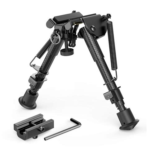 Buy Feyachi Bipod Carbon Fiber 6 9 Extendable With Picatinny Adapter