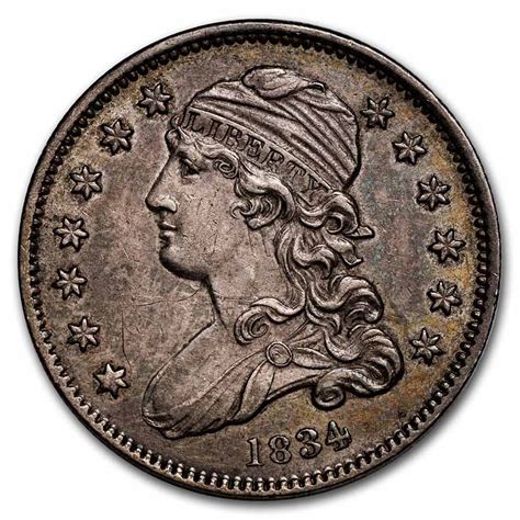Buy 1834 Capped Bust Quarter Au Apmex