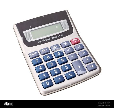Modern Digital Calculator For Calculations Business On A White