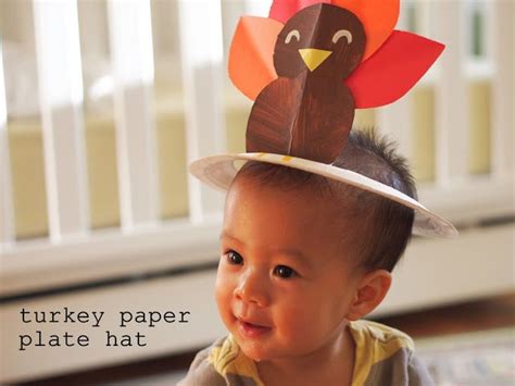 Turkey Paper Plate Hat Paper Plate Hats Thanksgiving Preschool