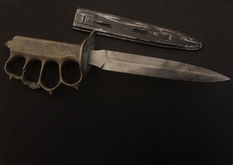 1918 Us Wwiwwii Lfandc Mark 1 Trench Knife Ww2 L F And C Mark I Knuckle