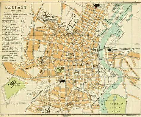 Old Map Of Belfast Belfast Map Belfast City Belfast Northern Ireland