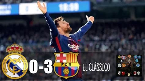 Real madrid are reigning la liga champions after winning just their third title in 12 seasons back in. Barcelona vs Real Madrid 3-0 | All Goals & Extended ...