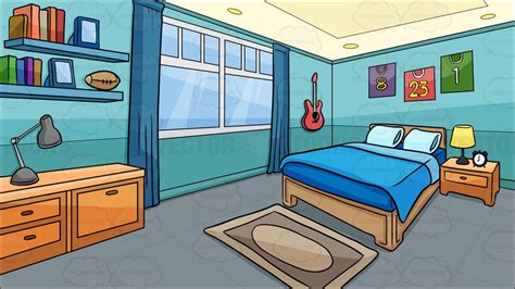 Outstanding Bedroomkids Bedroom Clipart Pretty Messy Kids Room Clip