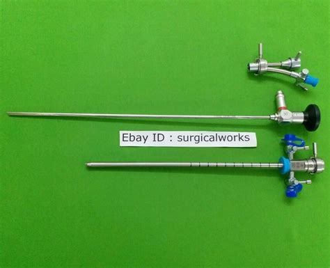 Laparoscopic 4mm 30 Deg Endoscope And 22 Fr Cystoscope Sheath W Bridge