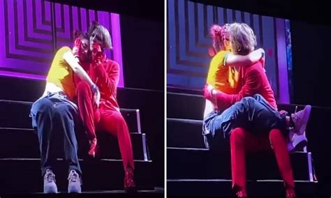 singer jackson wang invites fan on stage in brazil she gropes him and touches his inner thigh