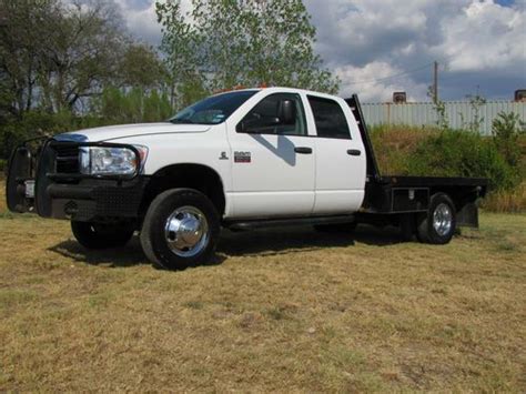 Sell Used 2007 Dodge Ram 3500 Dually Wflatbed No Reserve In Joshua
