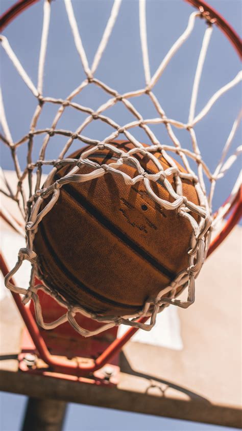 Maybe you would like to learn more about one of these? Download wallpaper 2160x3840 basketball, basketball net ...