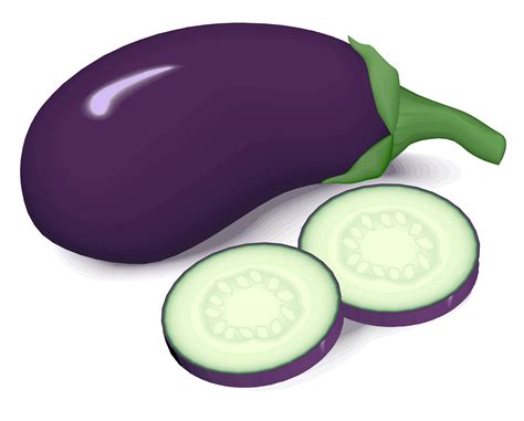 Purple Vector Eggplant Transparent Background Png Mart