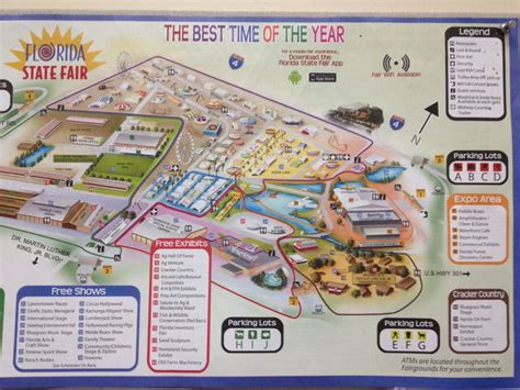 Travelers depend on map to see the… It's a map! | Florida state fair, Florida state, State fair
