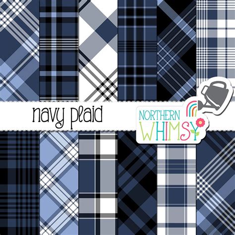 Navy Blue Plaid Patterns By Jess Diks On Dribbble