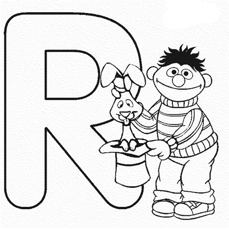 Elmo Alphabet Coloring Pages Coloring Home
