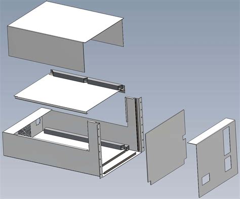 The time of the event was estimated usin : Looking for someone to make this sheet metal enclosure